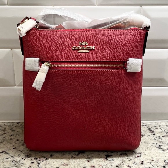 Coach Handbags - Coach Crossgrain Mini Rowan File Crossbody Bag NWT